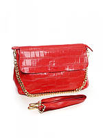 Жіноча шкіряна сумка 30*21 см.Red