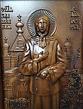 Ікона різблена Свята Ксенія  з буку, фото 3
