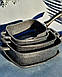 Набір каструль казанів із мармуровим антипригарним покриттям Edenberg EB-3988 Набір кухонного посуду 10 предметів, фото 6