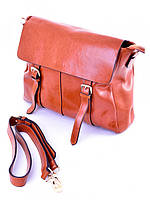 Жіноча шкіряна сумка 30*32 см.Brown