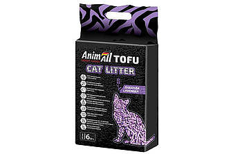 AnimAll (ЕнімАлл) Tofu - Наповнювач соєвий для котячого туалету фіалетовий 6 л