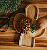 Дитяча екологічна тарілка з дерева у формі тварини "Кактус" ясень, фото 2