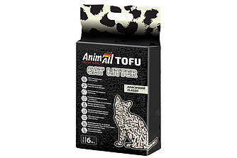 AnimAll (ЕнімАлл) Tofu - Наповнювач соєвий для котячого туалету білий 6 л