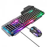 Ігровий набір Gaming Combo 2-in-1 клавіатура + миша HOCO GM12 RGB, фото 3