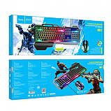 Ігровий набір Gaming Combo 2-in-1 клавіатура + миша HOCO GM12 RGB, фото 10