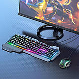 Ігровий набір Gaming Combo 2-in-1 клавіатура + миша HOCO GM12 RGB, фото 8