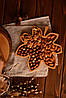 Дитяча екологічна тарілка з дерева у формі тварини "Листок" ясень, фото 2