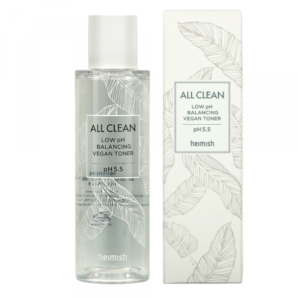 Зволожуючий тонер для обличчя відновлюючий рН-баланс HEIMISH All Clean Low pH Balancing Vegan Toner 150ml