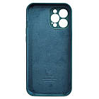 Чохол Silicone Full Camera для Apple iPhone 12 Pro Max Cosmos Blue, фото 2