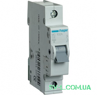 Автоматический выключатель 2A 6кА 1 полюс тип C MC102A Hager