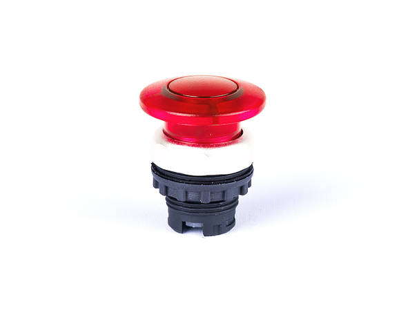 Ex9P1 Ml r, Кнопка грибок червона з підсвічуванням без фіксації 40мм (105642), фото 2