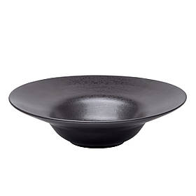 Тарілка для пасти чорна 250 мл, 22,5 см (Pro Ceramics) Чорний-оксид