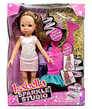 Лялька Isabella "Блискуча студія", сукні, гліттер, трафарети, фото 4