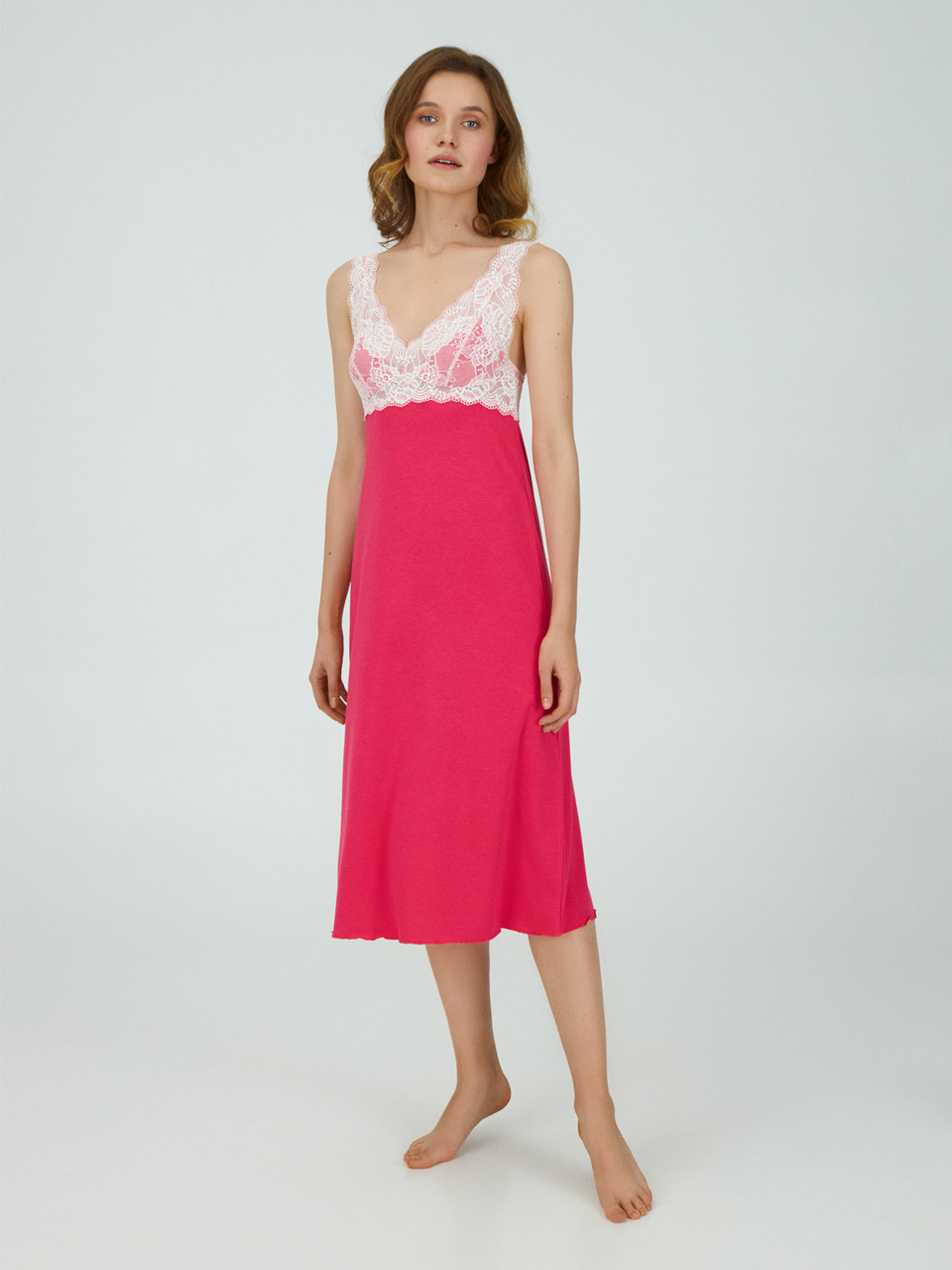 Нічна сорочка жіноча МОДАЛ ELLEN PETUNIA, фото 1