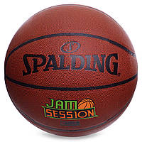 Мяч баскетбольный Composite Leather SPALDING Jam Session Brick 76031Z