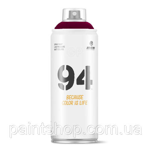 Аерозольна фарба MTN 94 RV-168 Anger Red (Бордовий) 400 мл