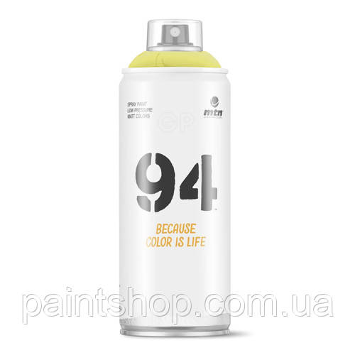 Аерозольна фарба MTN 94 RV-1016 Lemon Yellow (Лимонний) 400 мл