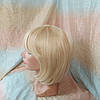 Перука з натурального волосся подовжене каре блонд ERIN 10"- 613, фото 6