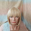 Перука з натурального волосся подовжене каре блонд ERIN 10"- 613, фото 4