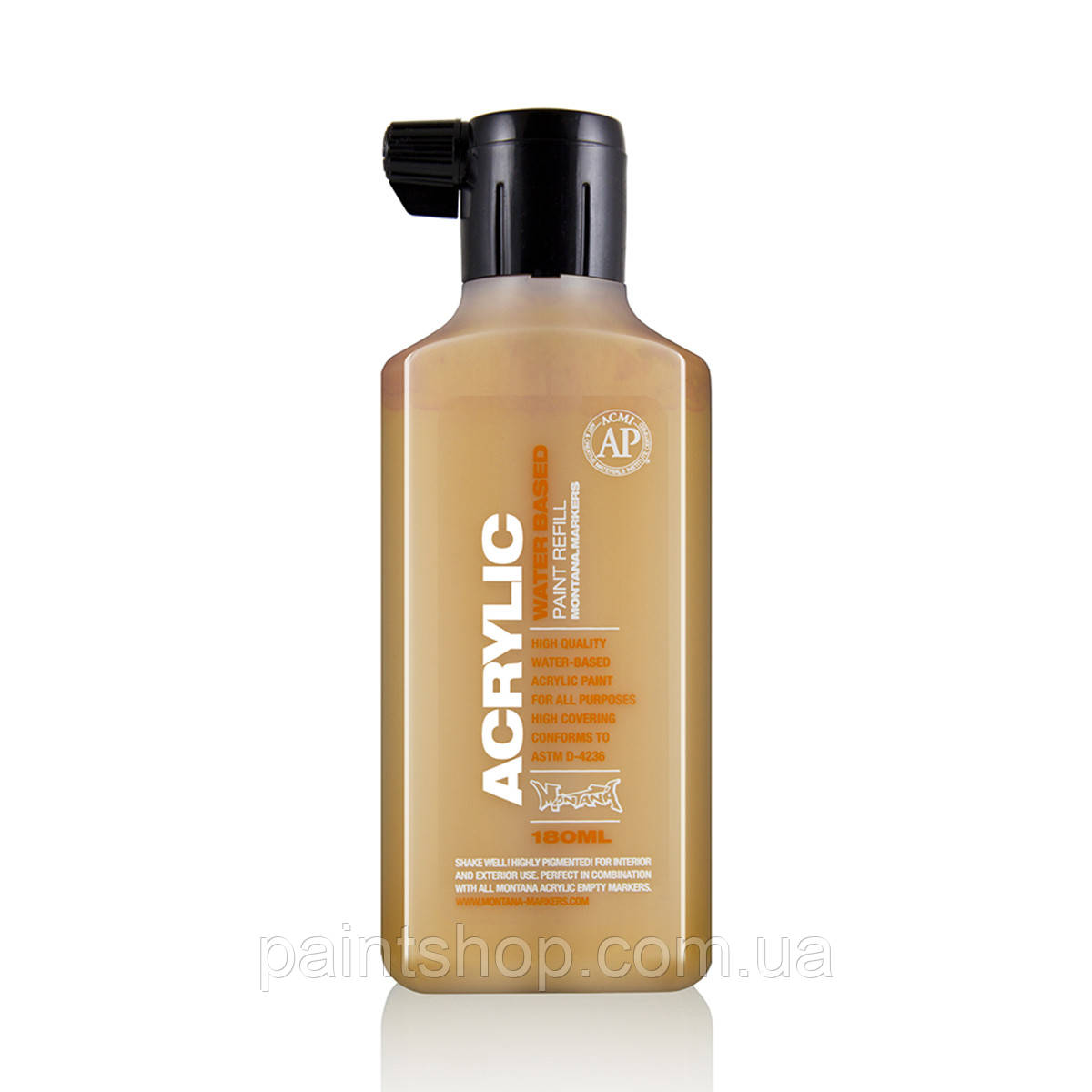 Акрилова фарба Montana Acrylic Shock Brown Light (Світло-коричневий) 180 мл