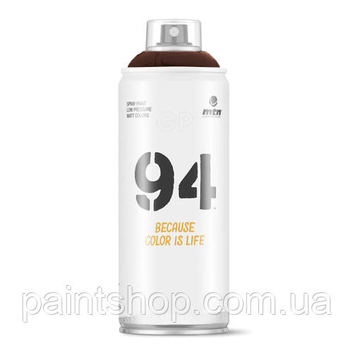 Аерозольна фарба MTN 94 RV-101 Ebony Brown (Темно-коричневий) 400 мл
