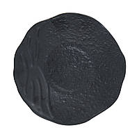 Тарелка мелкая 16 см, Черная (Pro Ceramics) Черный-мат