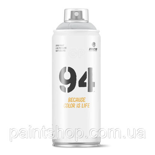 Аерозольна фарба MTN 94 RV-118 Rita Grey (Світло-сірий) 400 мл