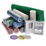 Набір для покера D25355 на 500 фішок з номіналом, у коробці., фото 2