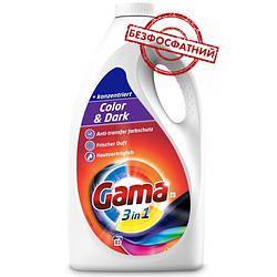 Гель для прання білизни Gama Protect для кольорової та темної білизни, 4.15 л (83 прання)