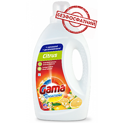 Гель для прання Gama Citrus Універсал з ароматом цитруса, 1.2 л (24 прання)