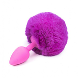 Анальна пробка з хвостиком хутряним, хвіст із корком, інтимні іграшки для сексу, фото 8