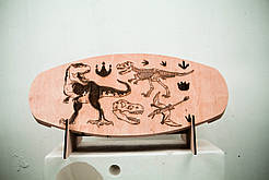 Балансборд дитячий 28х60 Jurassic Бочка