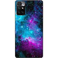 Силіконовий бампер чохол для Xiaomi Redmi Note 11 з малюнком Галактика