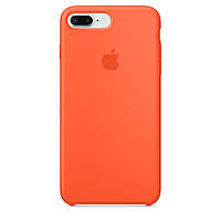 Чехол для Apple iPhone 7+ ( plus ) / 8+ ( Plus ) Silicone Case оранжевый