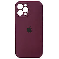 Чехол Silicone Full Camera для Apple iPhone 12 Pro Max Plum