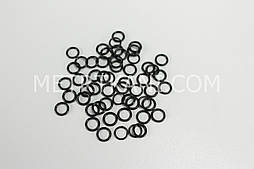 Регулятор для бретелей кільце 8 мм чорний (пластик) No МП-20