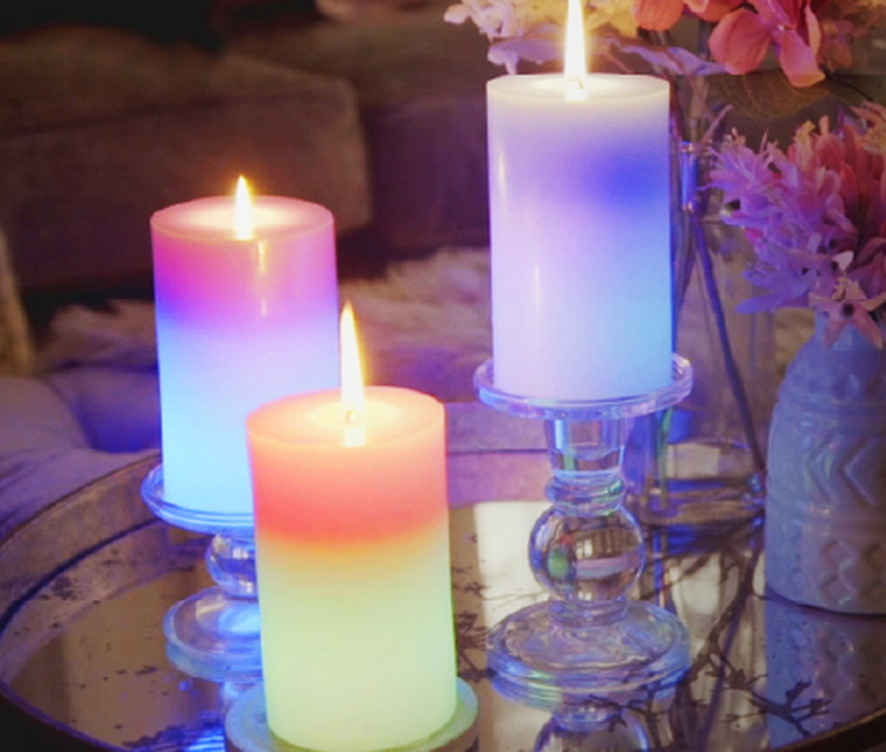 Магічна свічка з воску та підсвіткою Свічка Candled Madic хамеліон