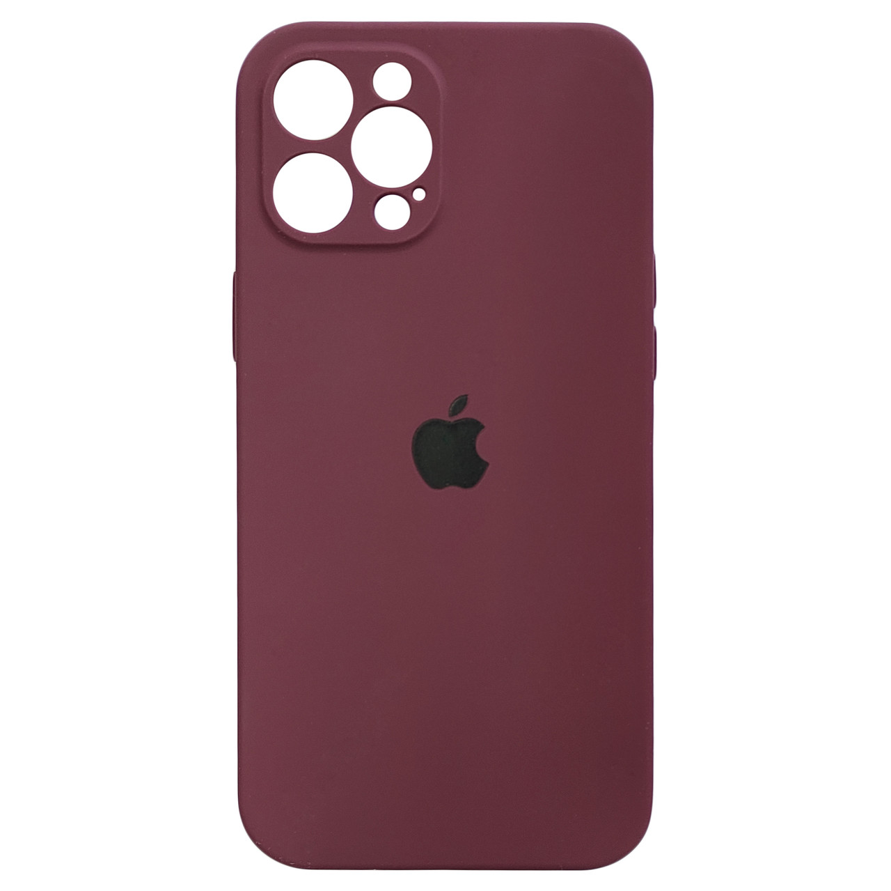 Чохол Silicone Full Camera для Apple iPhone 13 Pro Max Maroon
