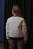 Гарна дитяча куртка бомбер для дівчинки розмір 128-152, фото 4