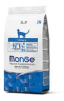 Monge Cat Urinary для взрослых кошек для профилактики мочекаменной болезни, курица 1.5КГ