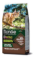 Monge Cat Bwild Gr.free Large Breed сухой корм для кошек крупных пород с 2-х месяцев буйвол 1.5КГ