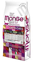 Monge Cat Bwild Gr.free Large Breed сухой корм для кошек крупных пород с 2-х месяцев буйвол 10КГ