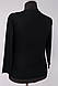 Жіноча весняна кофта чорного кольору з стразами, фото 2