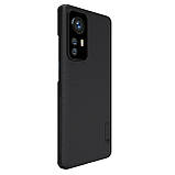 Захисний чехол Nillkin для Xiaomi 12 /12X (Super Frosted Shield) Black Чорний, фото 6