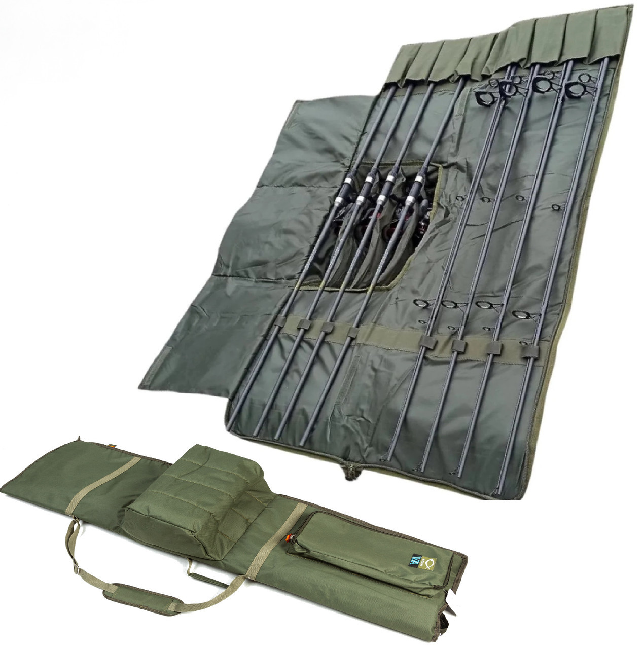 Чохол для карпових вудилищ з катушками V. A. R-135 2.10 м. для двохсекційних карпових удилищ, фото 1