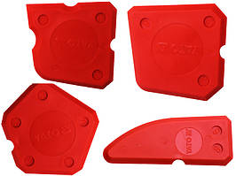 Шпателя для силікону, набір 4 шт Yato YT-5261