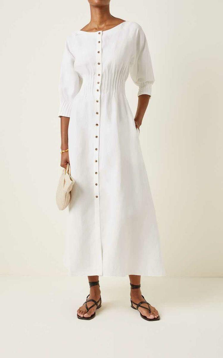 Приталена сукня з льону. Розмір XS-6XXL,plus-size. Кольори в асортименті.