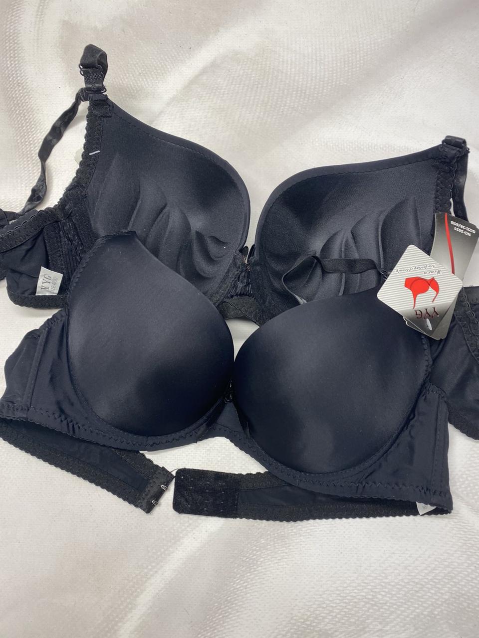 Жіночий бюстгальтер чорний YYG чашка В з корекцією грудей  5031-2, фото 1