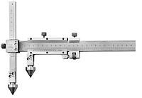 Штангенциркуль ШЦО 20-1000-0,02 для измерения межцентровых расстояний с коническими вставками со шкалой SHAN