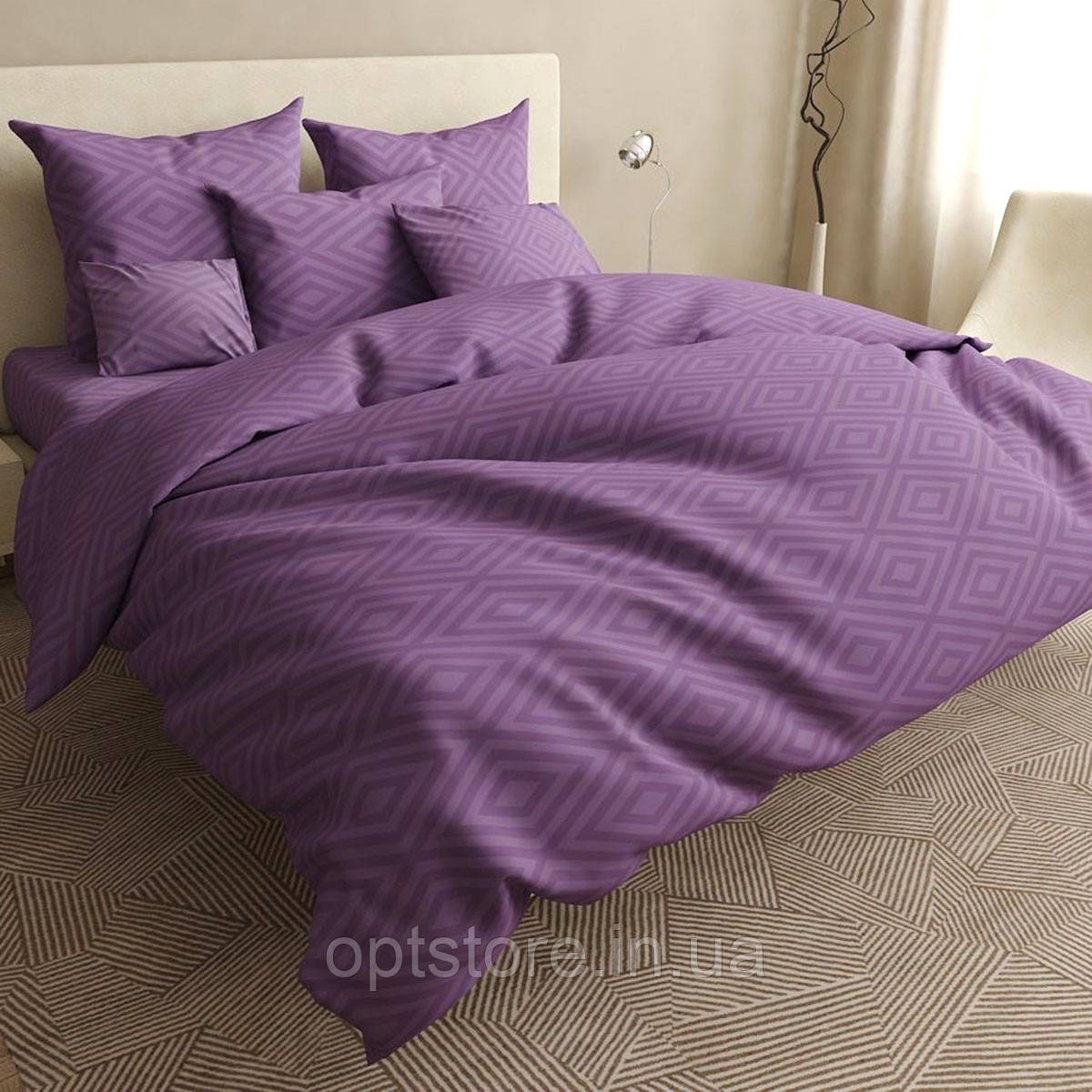 Сімейний комплект ( простирадло 220/240, два під-ка 150/220,дві нав-ки ), бязь Gold Lux, 100% складається з бавовни